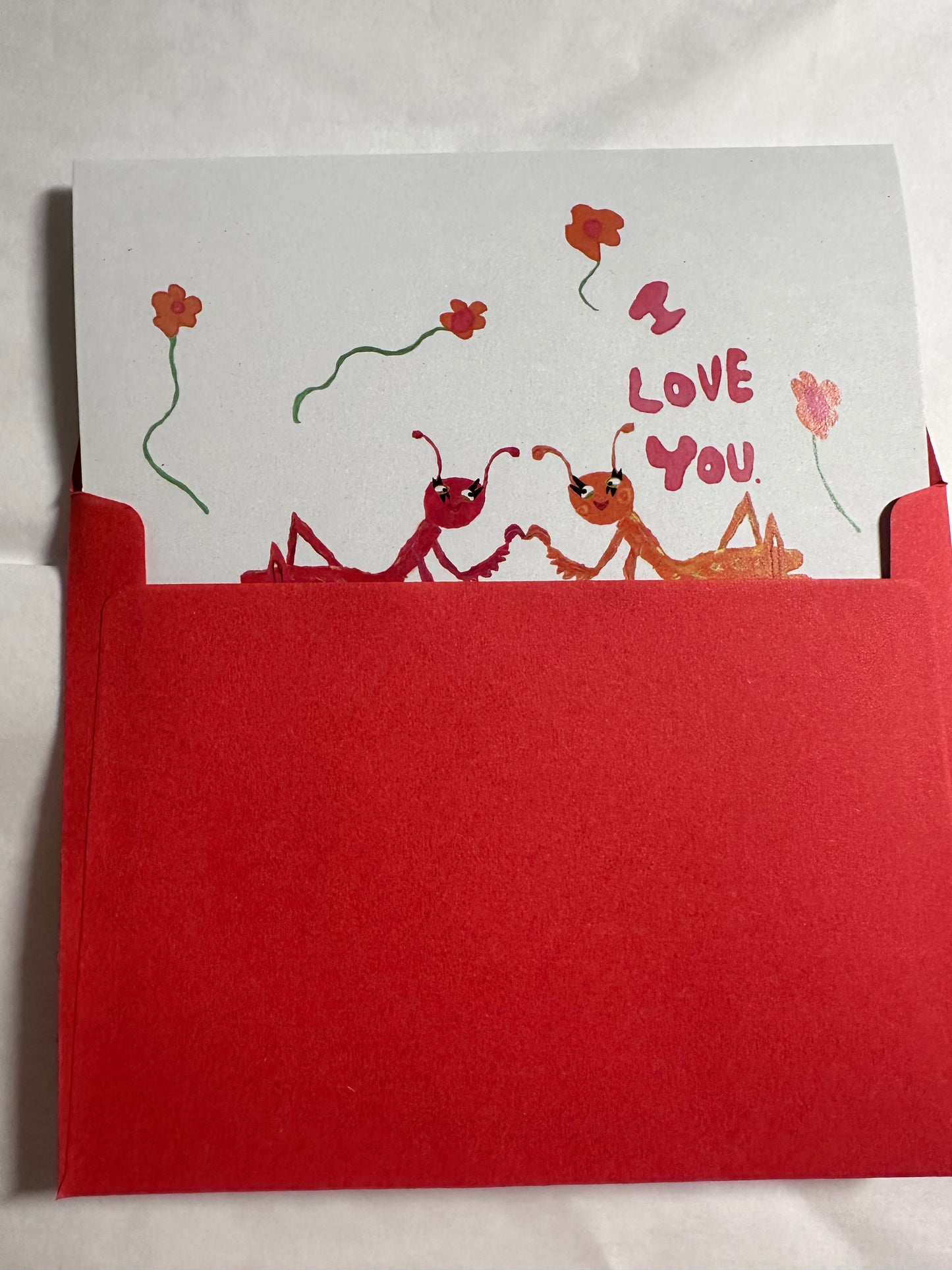 praying I love you more romantic card